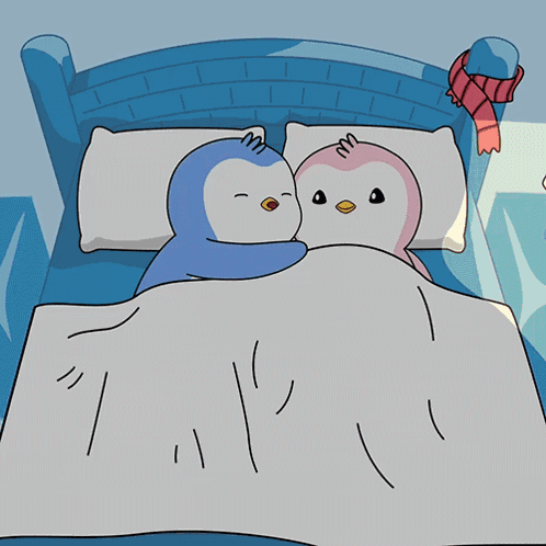 Sleeping Pudgy Penguins GIF