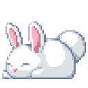 Sleepy Bunny Lovely Sticker