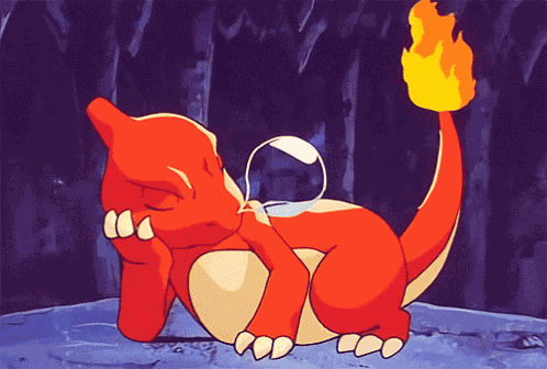 Sleepy Charmeleon GIF