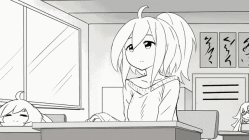 Sleepy Head Slamming Desk Gif GIF