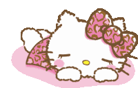 Sleepy Hello Sticker