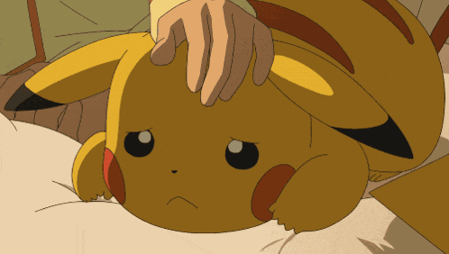 Sleepy Pikachu GIF