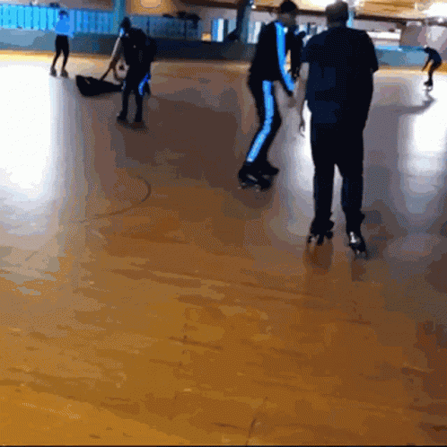 Slide Skating GIF