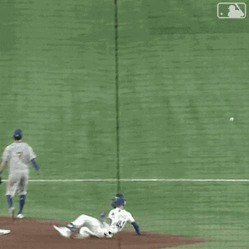Sliding Into A Base Major League Baseball GIF