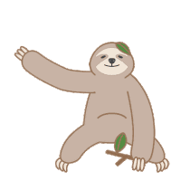 Sloth Animal Sticker