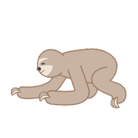 Sloth Animal Sticker