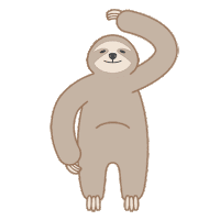 Sloth Animal Sticker