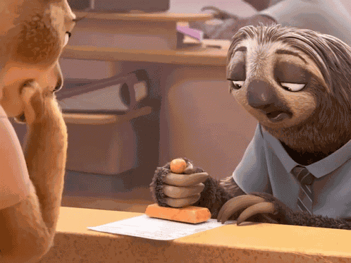 Sloth Zootopia Look GIF