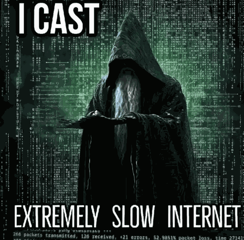 Slow Internet Cast GIF