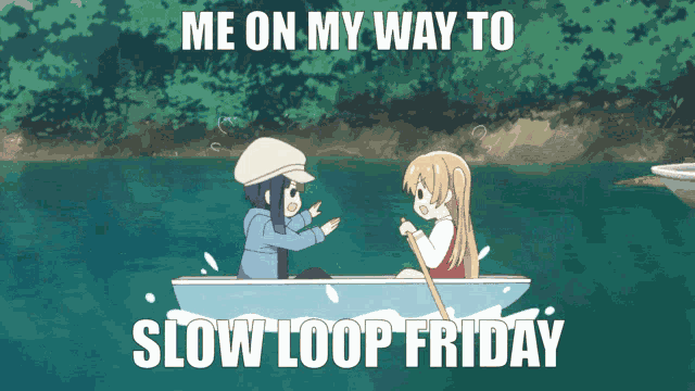 Slow Loop Friday Minagi GIF