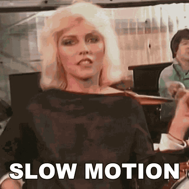Slow Motion Debbie Harry GIF