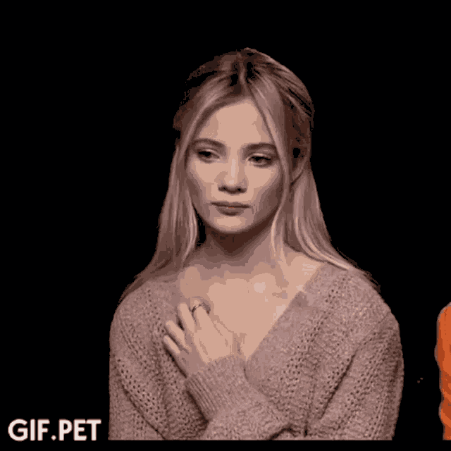 Smile Scratching GIF