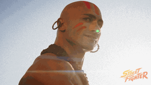 Smiling Dhalsim GIF