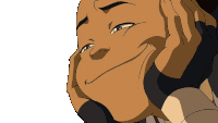 Smiling Sokka Sticker