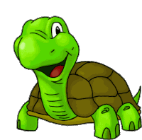 Smiling Turtle Animated Turtle Sticker