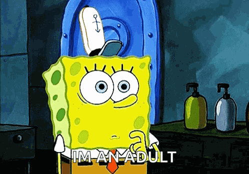 Smirk Spongebob GIF