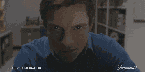 Smirking Dexter Morgan GIF