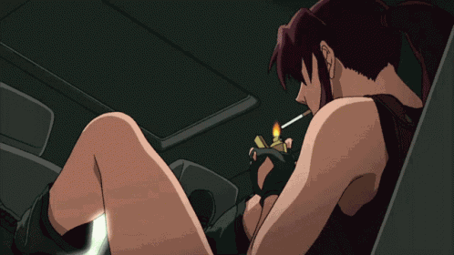 Smoking Black Lagoon GIF