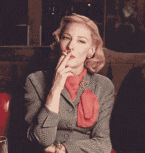 Smoking Blow Smoke GIF