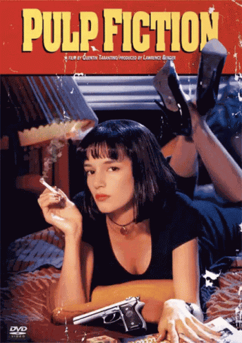 Smoking Pulp Fiction GIF