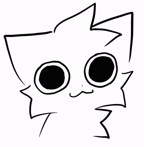 Smooth Brain Kitty GIF