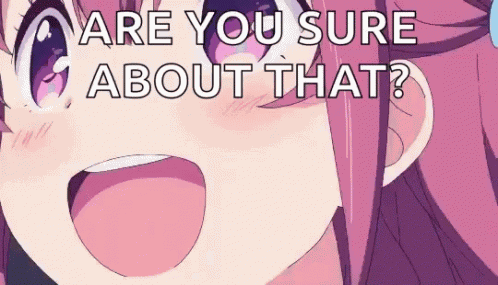 Smug Anime Face GIF