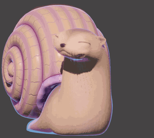 Snail Otter GIF