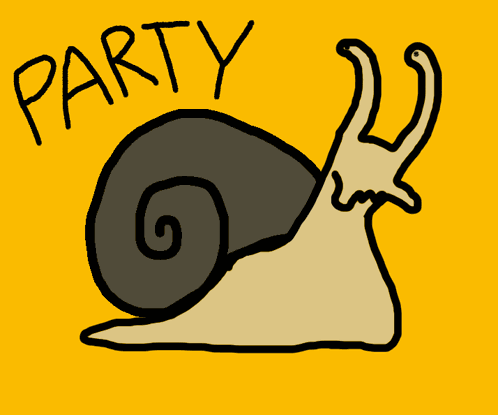 Snail Party GIF