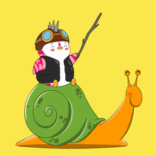 Snail Ride GIF