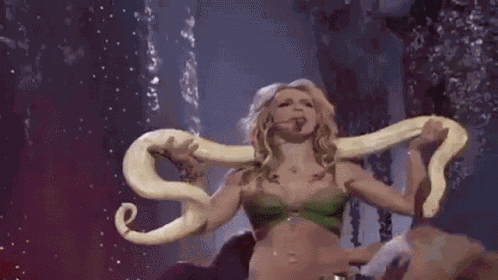 Snake Britney Spears GIF