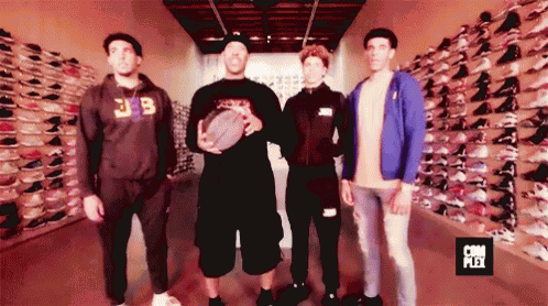 Sneaker Shopping With Big Baller Brand Family GIF