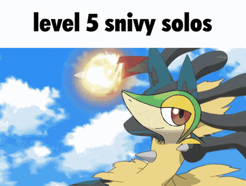 Snivy Pikachu GIF
