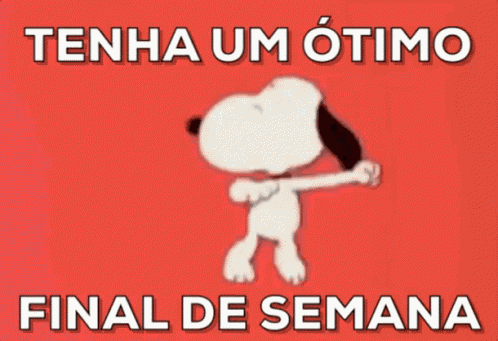 Snoopoy Dançando / Bom Final De Semana  / Finde / Fim De Semana GIF
