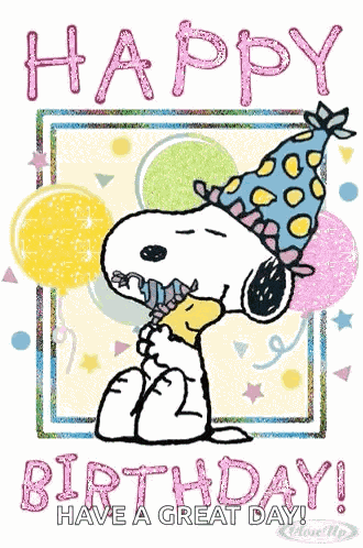 Snoopy Birthday Happy Birthday Snoopy GIF