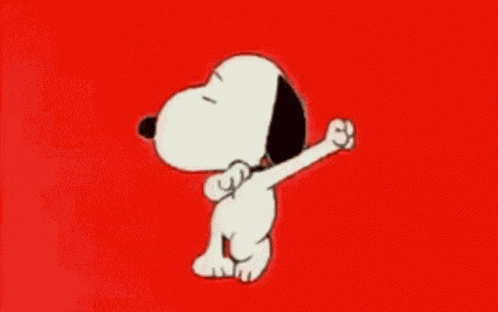 Snoopy Dance Celebrate GIF
