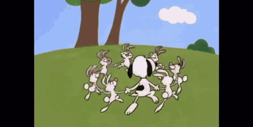 Snoopy Easter Bunny GIF