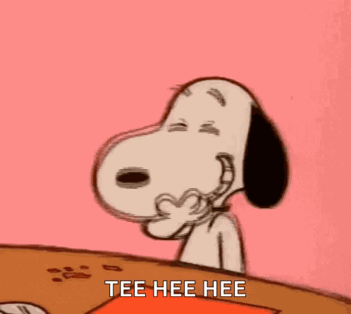Snoopy Giggle GIF