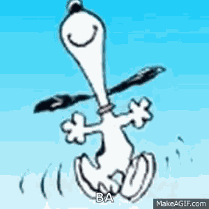 Snoopy Happy Dance GIF