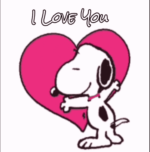 Snoopy I Love You GIF