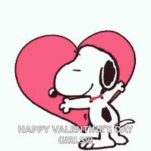 Snoopy Valentine Card GIF