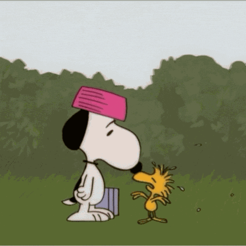 Snoopy Woodstock GIF