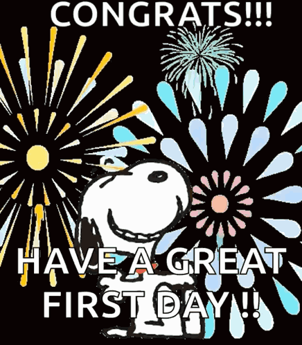 Snoopy Yay GIF