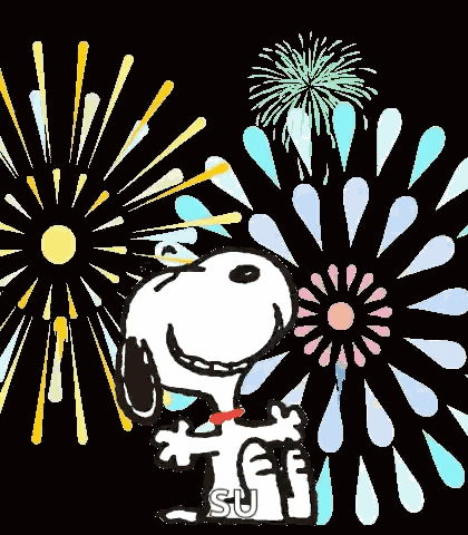 Snoopy Yay GIF