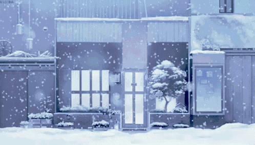 Snow Anime GIF
