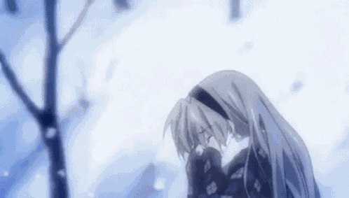 Snow Matching Hug GIF