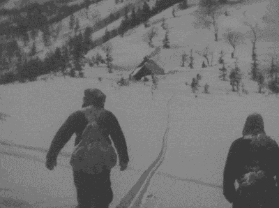 Snow Trail Kurosawa GIF