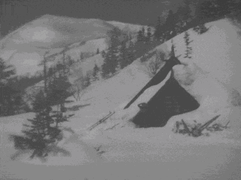 Snow Trail Kurosawa GIF