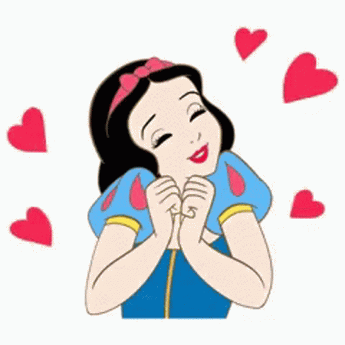Snow White Hugs GIF