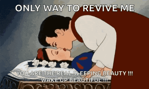 Snow White Kiss GIF