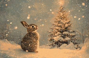 Snowball Rabbit GIF